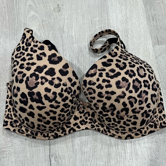 Soma Intimates Leopard Print Embracable Full Coverage Bra - 32DDD - Picture 2 of 5